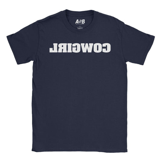 A-or-B-Tees T-Shirt Navy / S Cowgirl T-Shirt