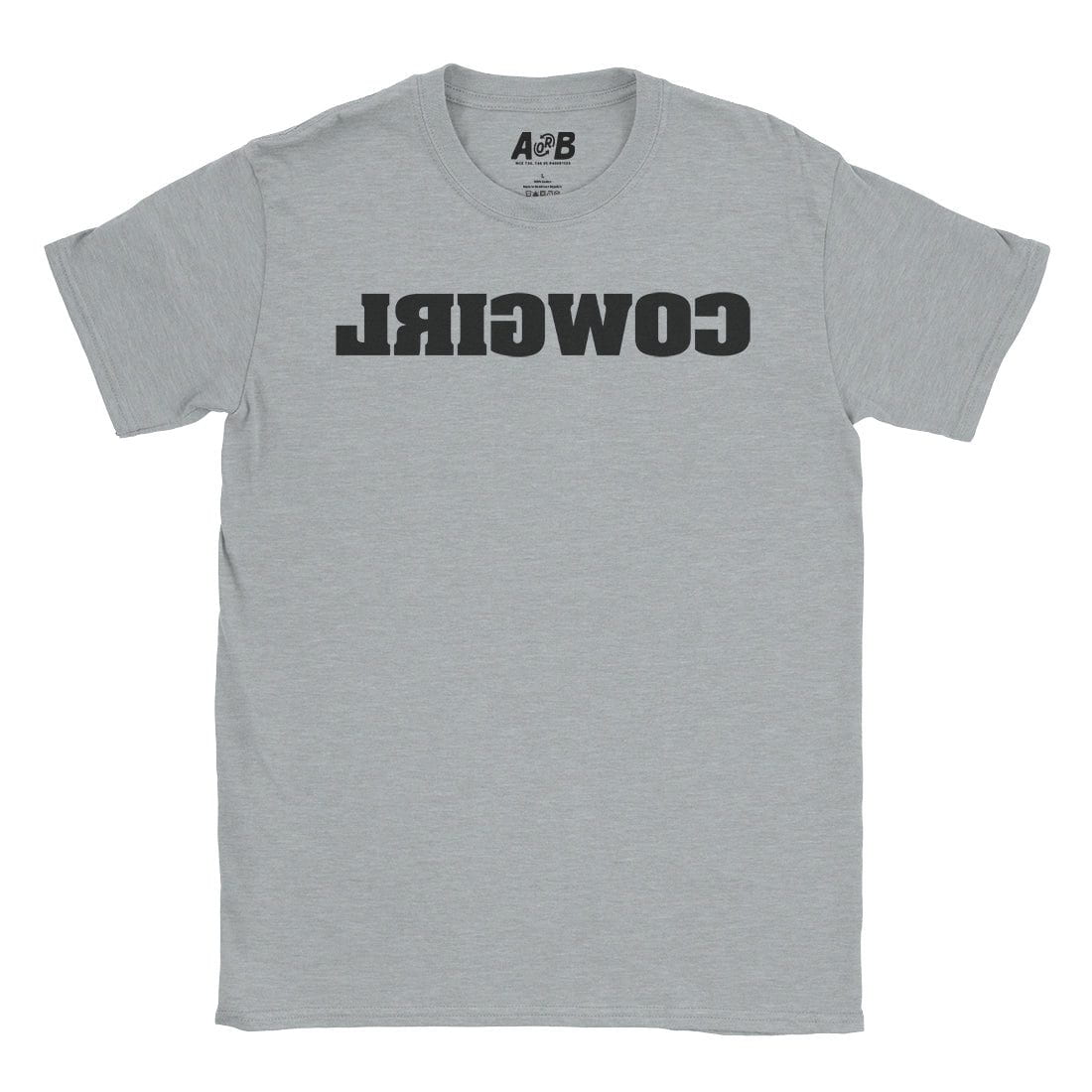 A-or-B-Tees T-Shirt Sport Grey / S Cowgirl T-Shirt