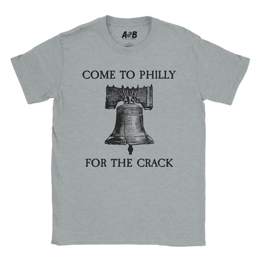 A-or-B-Tees T-Shirt Sport Grey / S Crack T-Shirt