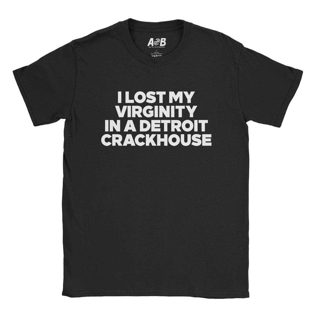 A-or-B-Tees T-Shirt Black / S Crackhouse T-Shirt