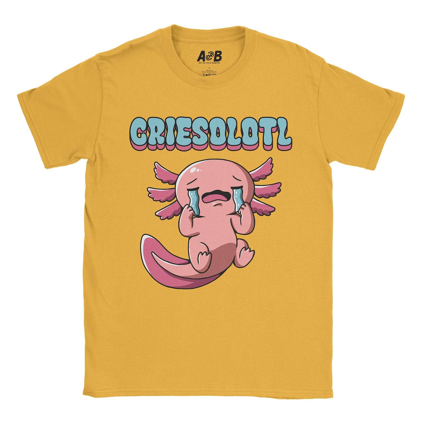 A-or-B-Tees T-Shirt Gold / S Criesolotl T-Shirt
