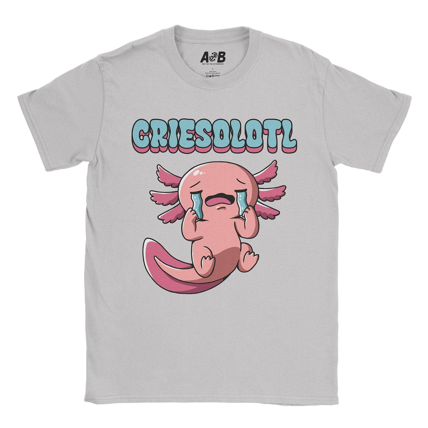 A-or-B-Tees T-Shirt Ice Grey / S Criesolotl T-Shirt