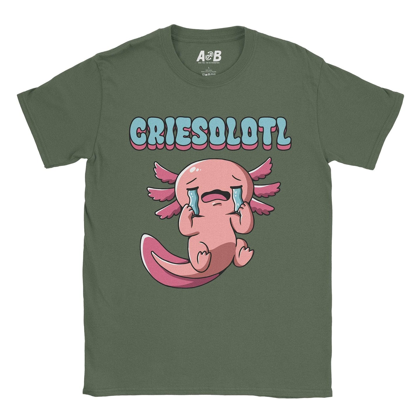 A-or-B-Tees T-Shirt Military Green / S Criesolotl T-Shirt