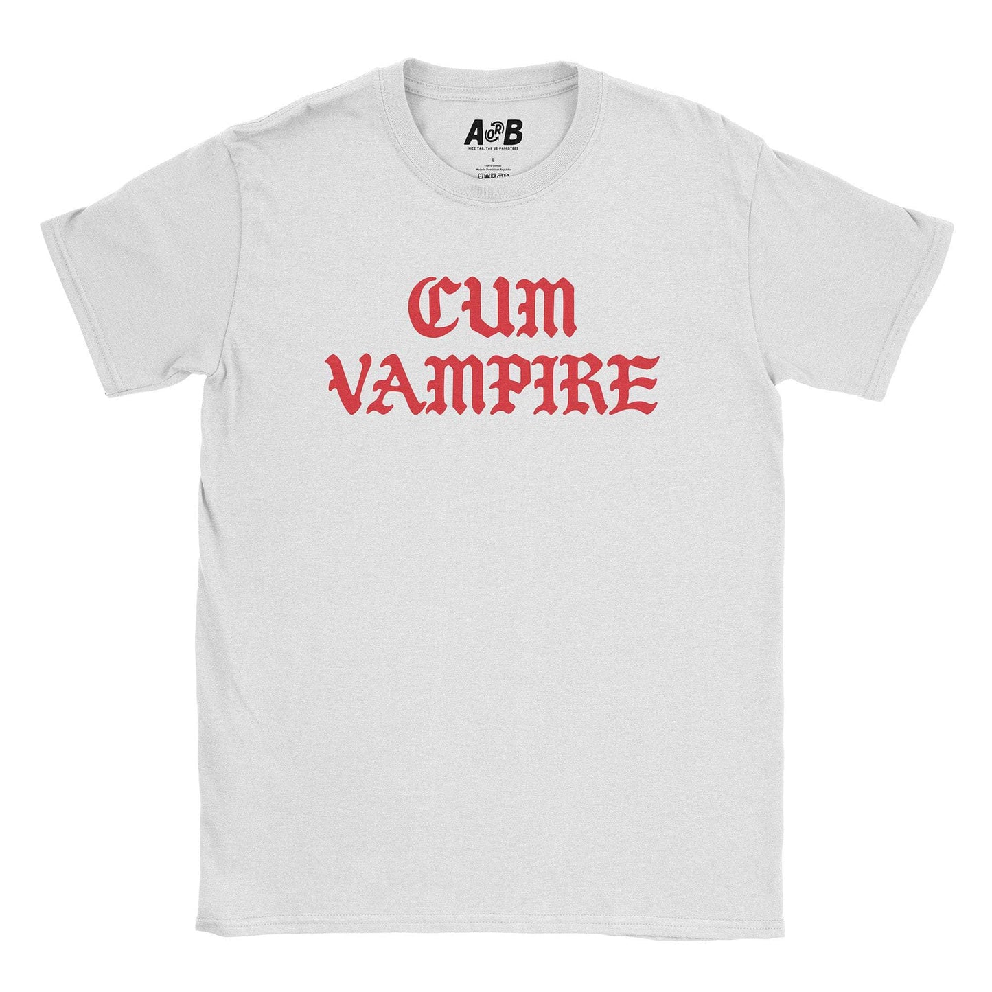 A-or-B-Tees T-Shirt White / S Cum Vampire T-Shirt