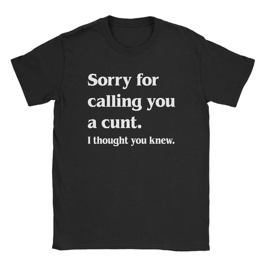 A-or-B-Tees T-Shirt Black / S Cunt T-Shirt
