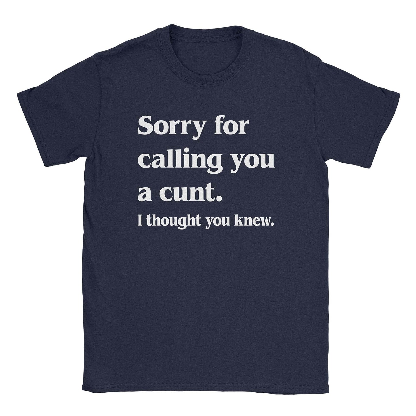 A-or-B-Tees T-Shirt Navy / S Cunt T-Shirt