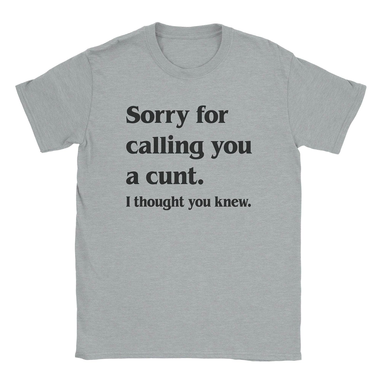 A-or-B-Tees T-Shirt Sport Grey / S Cunt T-Shirt