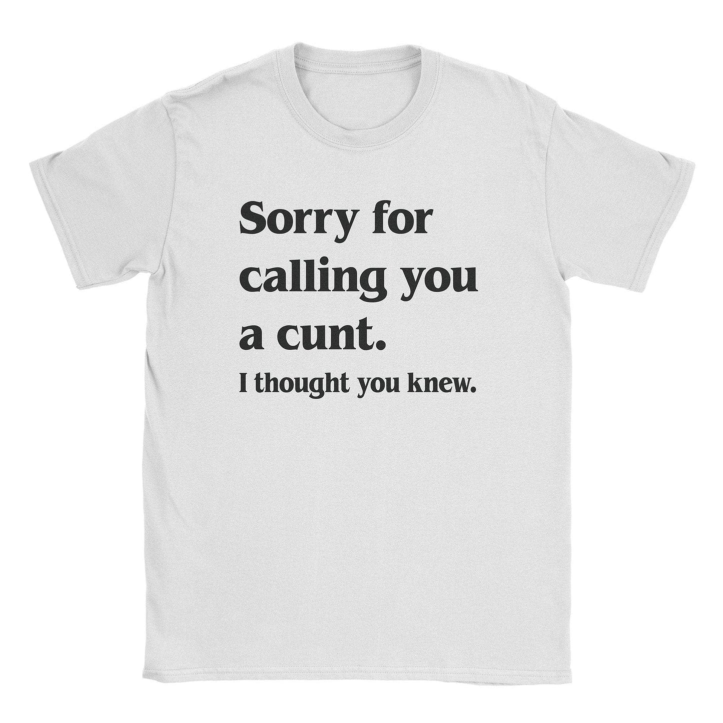 A-or-B-Tees T-Shirt White / S Cunt T-Shirt