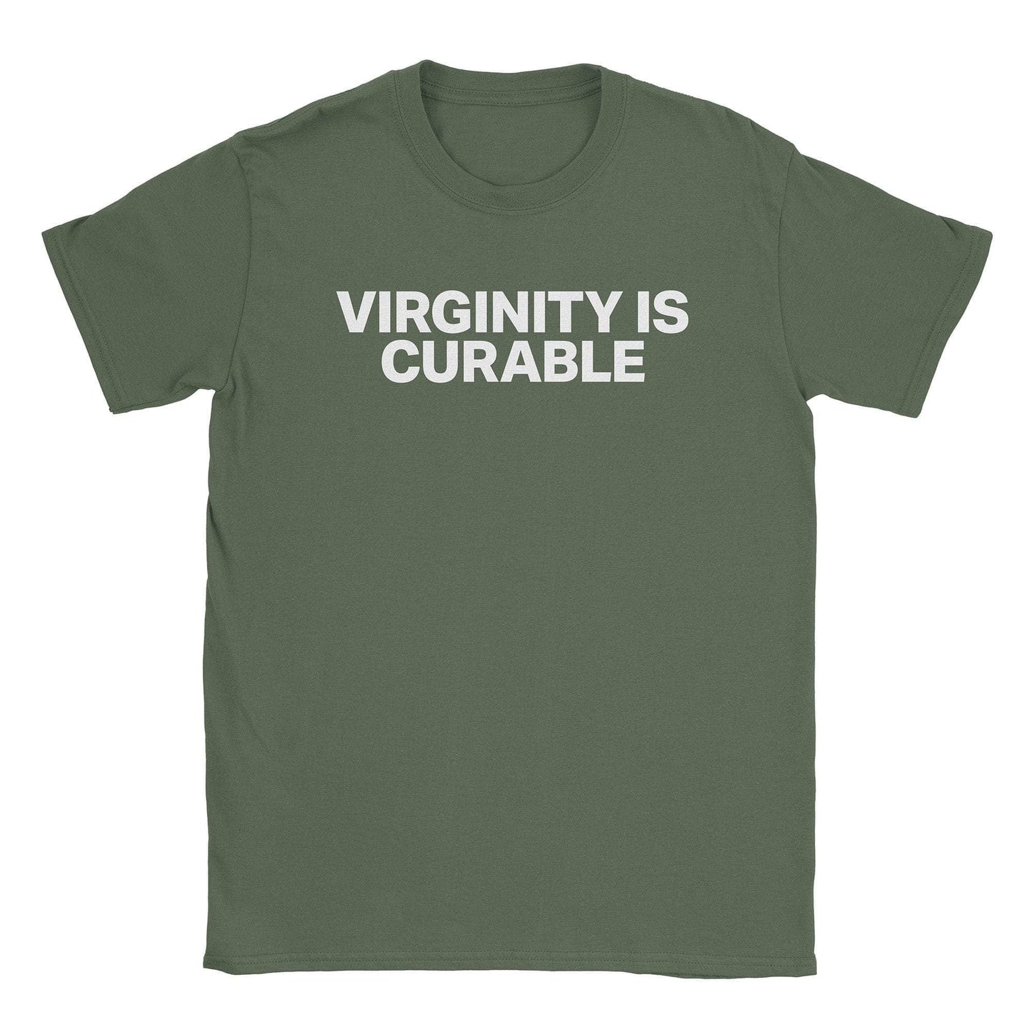 A-or-B-Tees T-Shirt Military Green / S Cure Me T-Shirt
