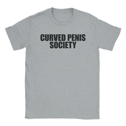 A-or-B-Tees T-Shirt Sport Grey / S Curved Society T-Shirt
