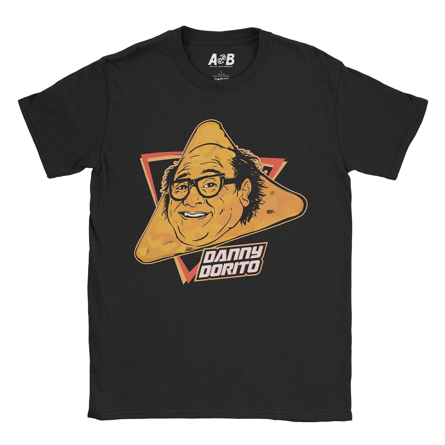 A-or-B-Tees T-Shirt Black / S Danny Dorito T-Shirt