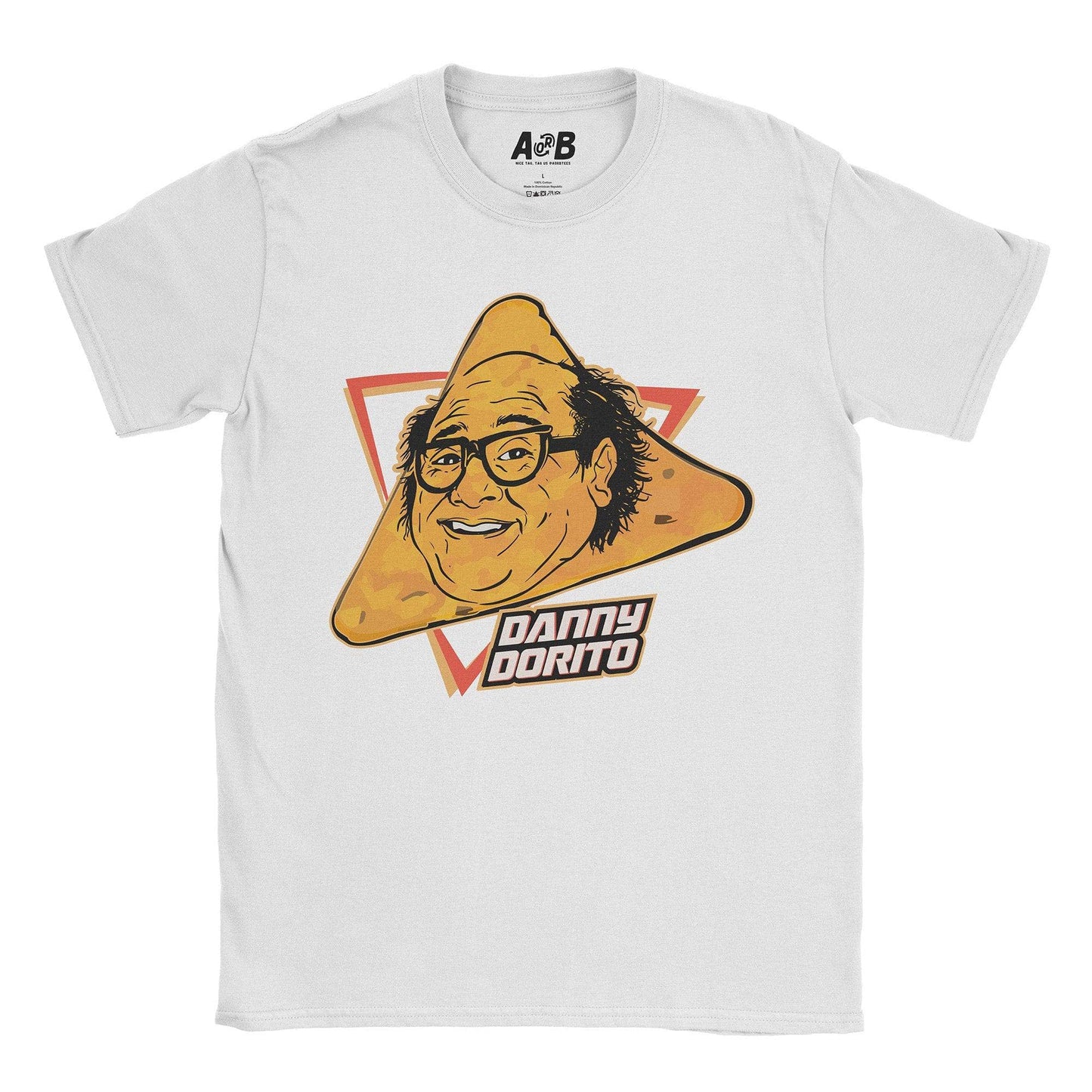 A-or-B-Tees T-Shirt White / S Danny Dorito T-Shirt