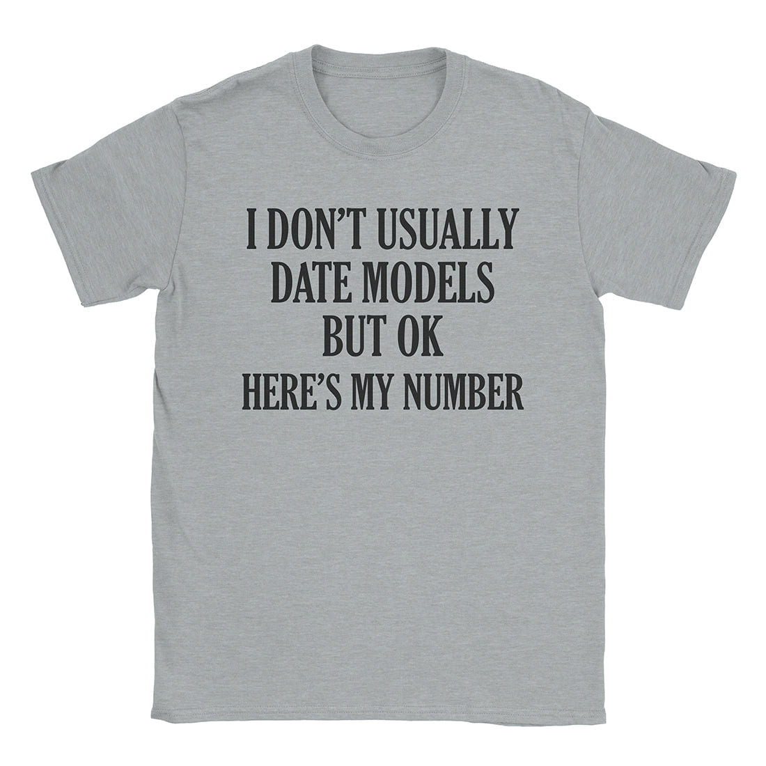 A-or-B-Tees T-Shirt Sport Grey / S Date Models T-Shirt