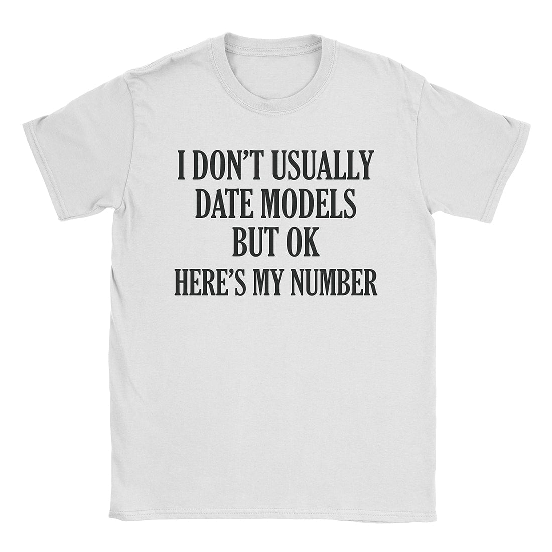 A-or-B-Tees T-Shirt White / S Date Models T-Shirt