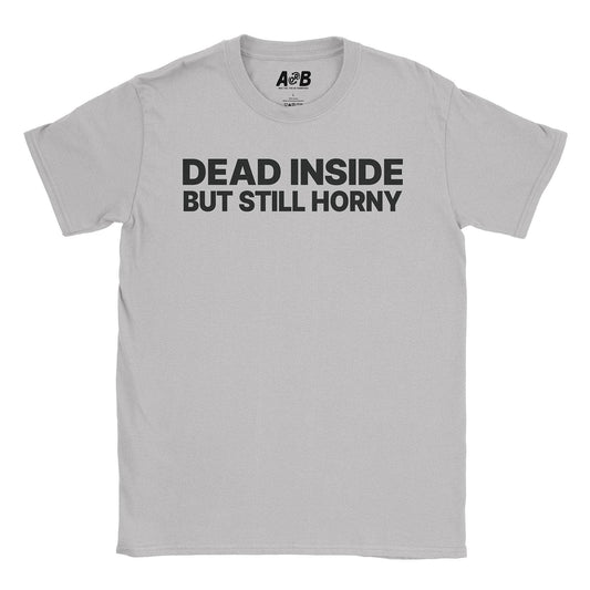 A-or-B-Tees T-Shirt Ice Grey / S Dead Inside T-Shirt