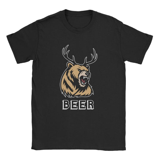 A-or-B-Tees T-Shirt Black / S Deer Bear T-Shirt