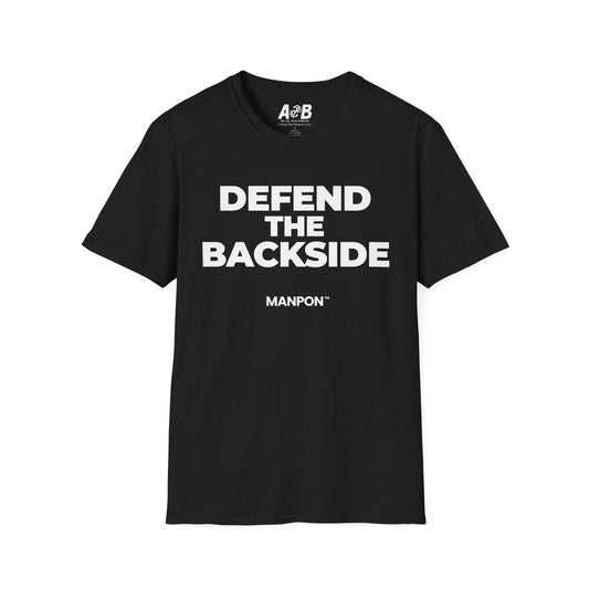 A-or-B-Tees T-Shirt Black / S Defend The Backside T-Shirt — Funny Graphic Tee Brought To You By MANPON