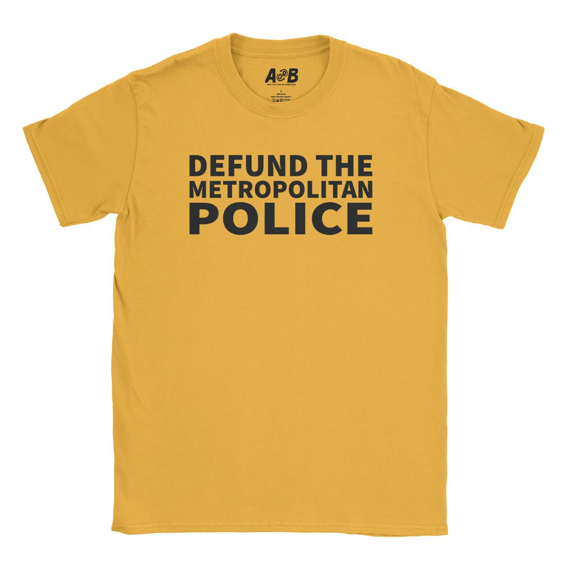 A-or-B-Tees T-Shirt Gold / S Defund The Met T-Shirt