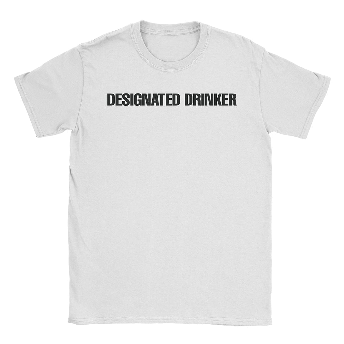 A-or-B-Tees T-Shirt White / S Designated Drinker T-Shirt