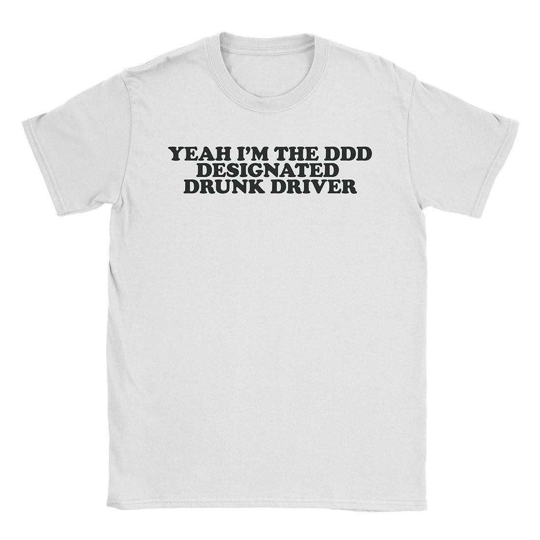 A-or-B-Tees T-Shirt White / S Designated Driver T-Shirt