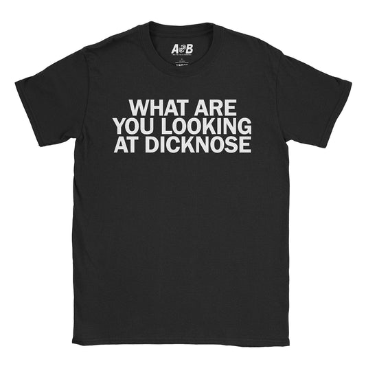 A-or-B-Tees T-Shirt Black / S Dicknose T-Shirt