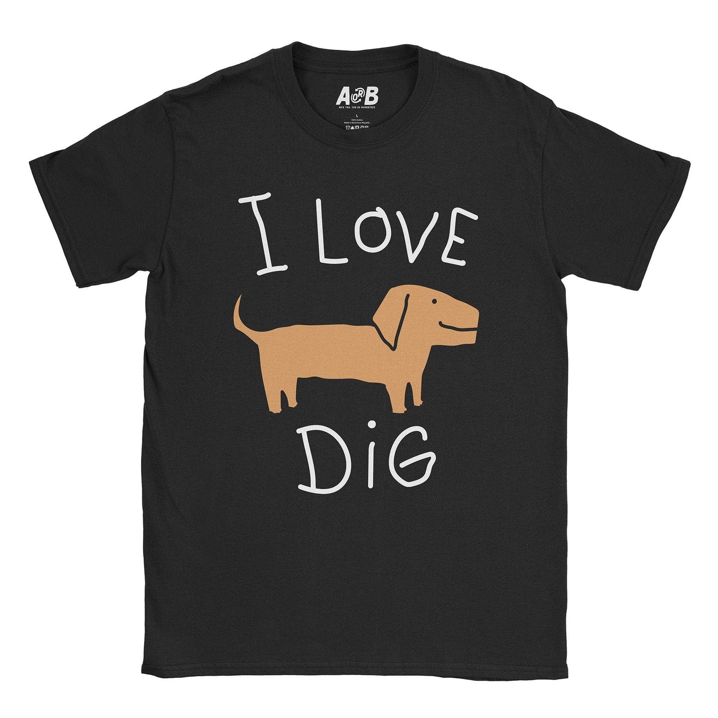 A-or-B-Tees T-Shirt Black / S Dig T-Shirt