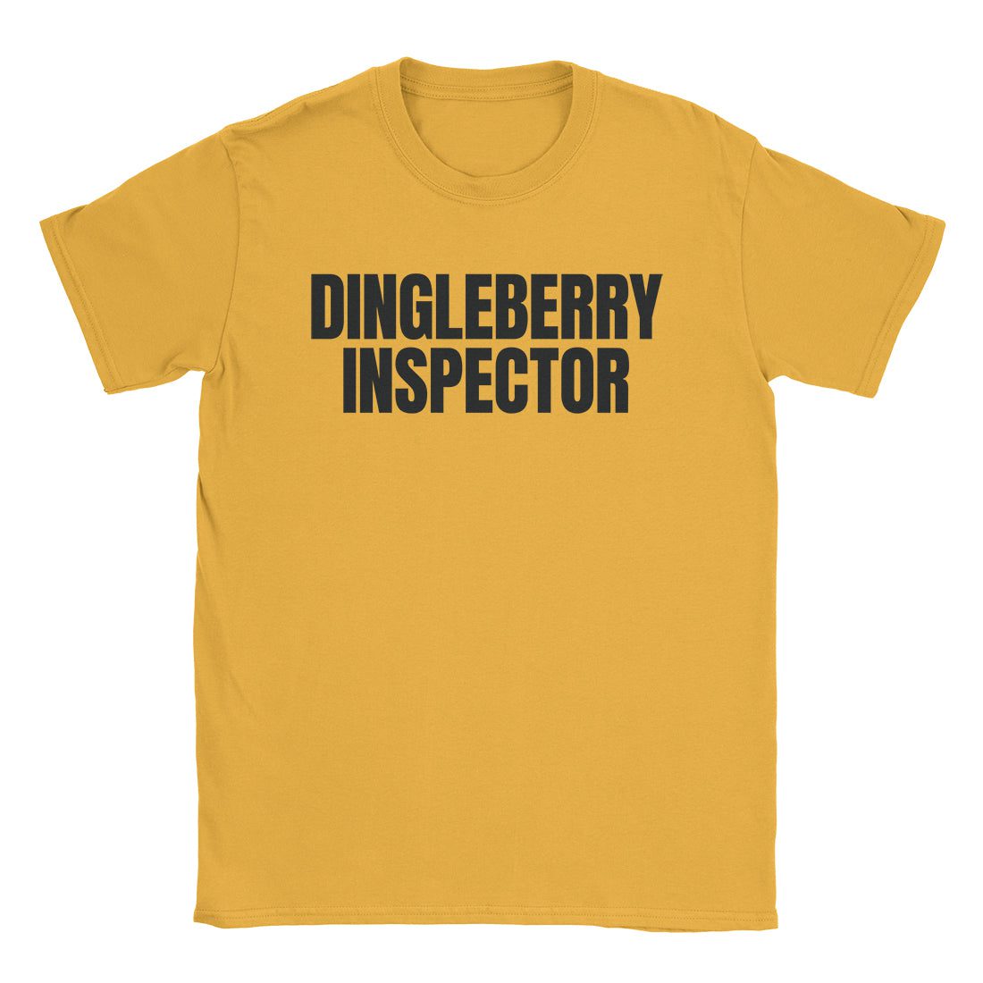 A-or-B-Tees T-Shirt Gold / S Dingleberry Inspector T-Shirt