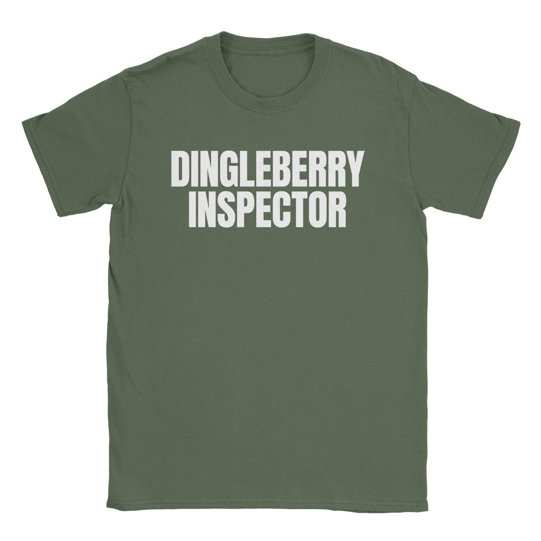 A-or-B-Tees T-Shirt Military Green / S Dingleberry Inspector T-Shirt