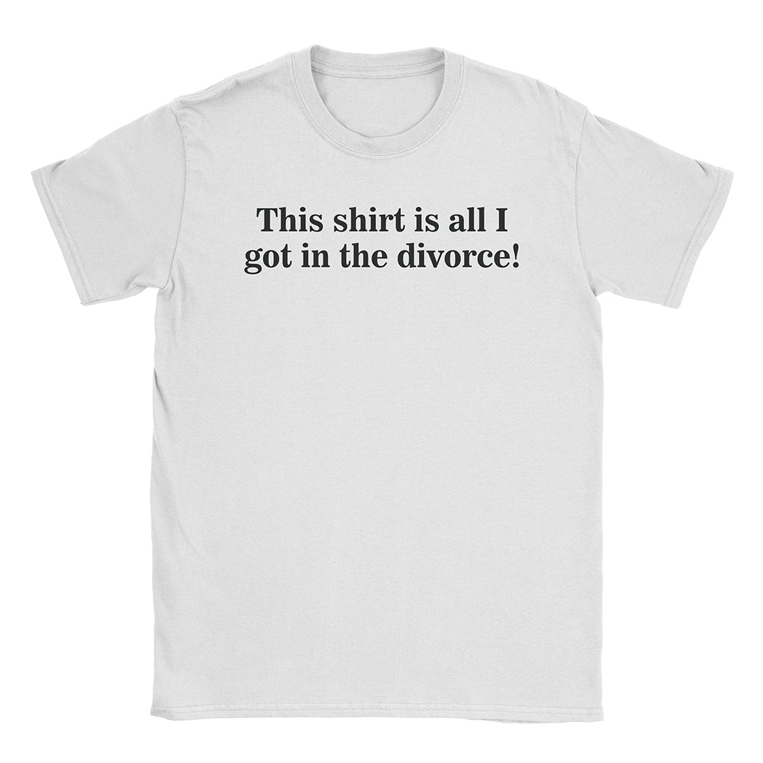 A-or-B-Tees T-Shirt White / S Divorce Settlement T-Shirt