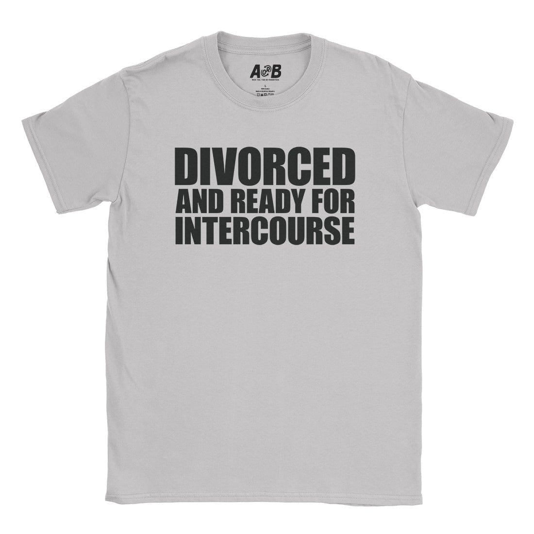 A-or-B-Tees T-Shirt Ice Grey / S Divorced T-Shirt