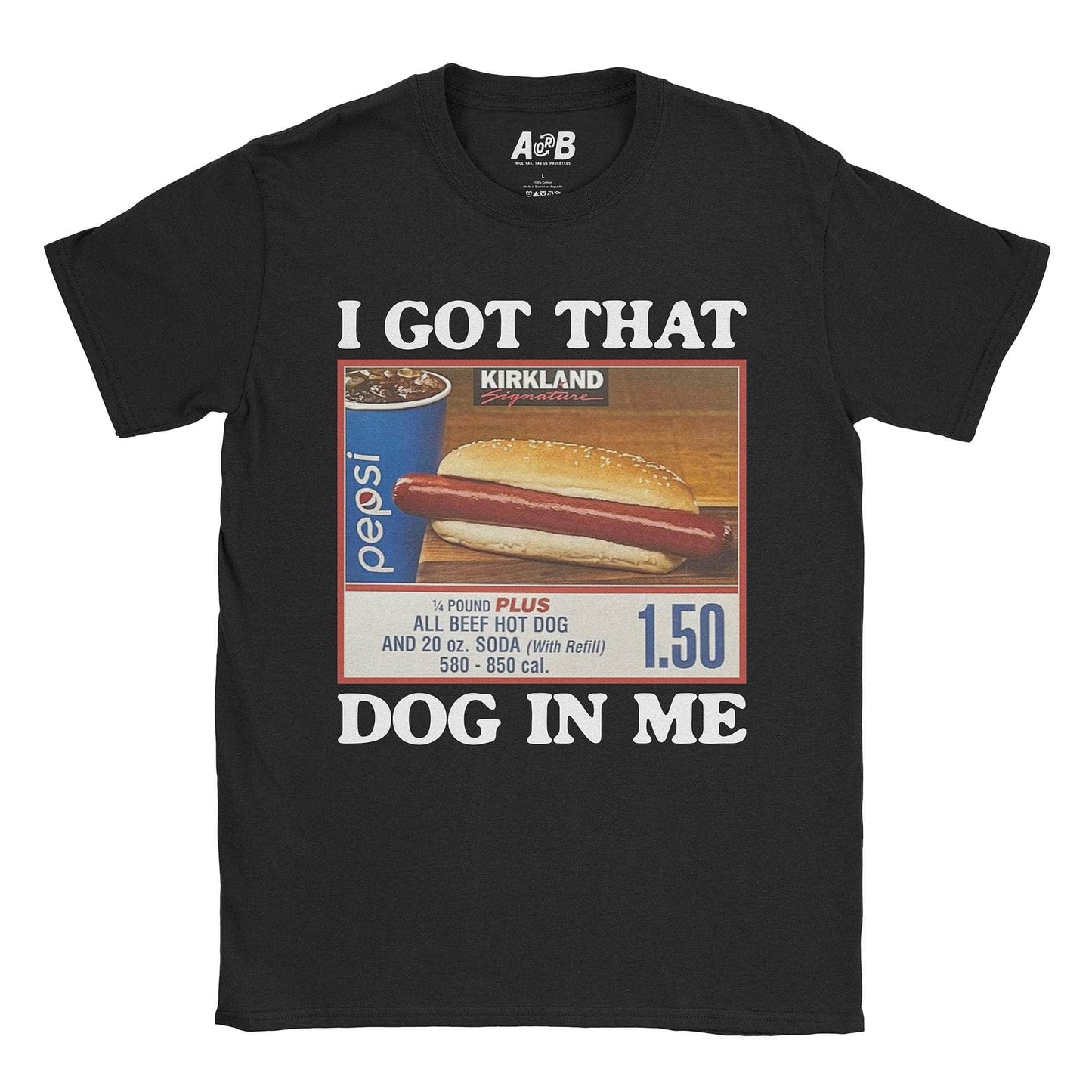 A-or-B-Tees T-Shirt Black / S Dog In Me T-Shirt