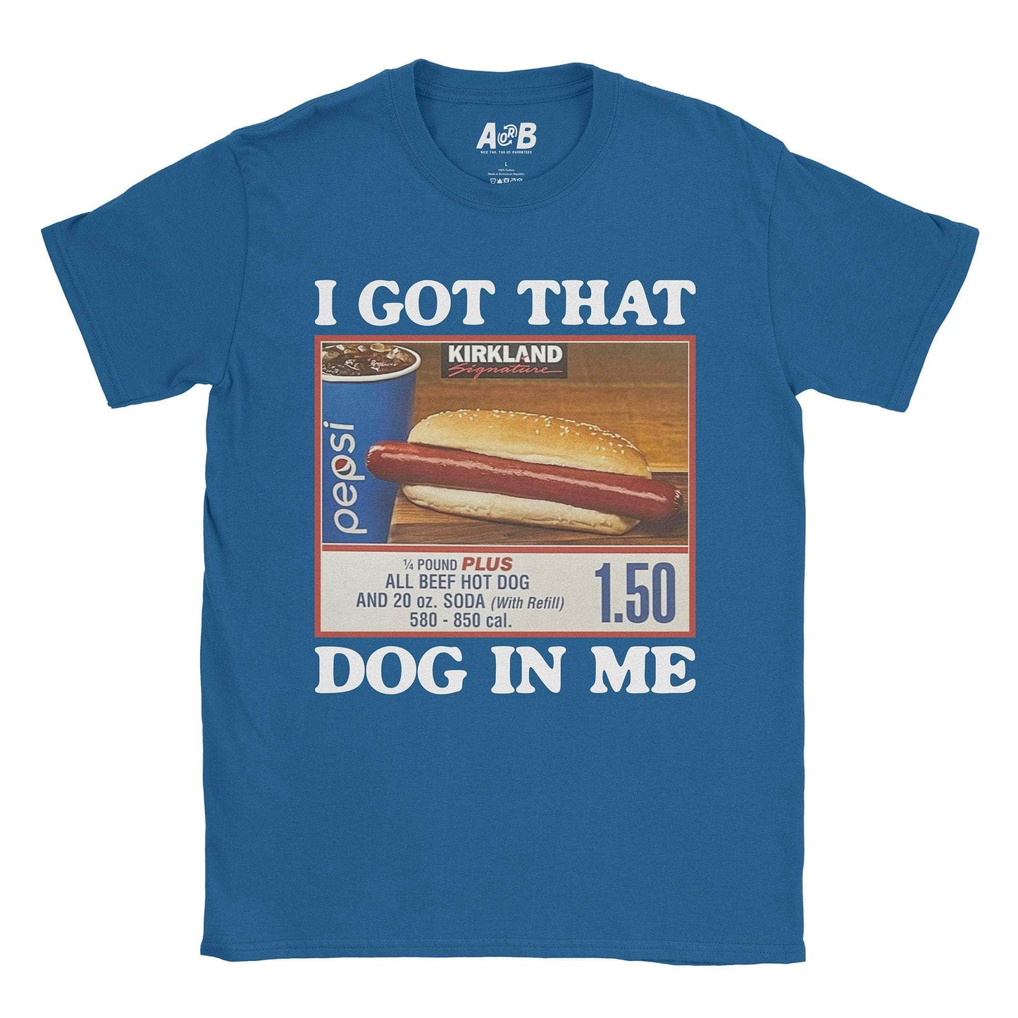 A-or-B-Tees T-Shirt Royal / S Dog In Me T-Shirt