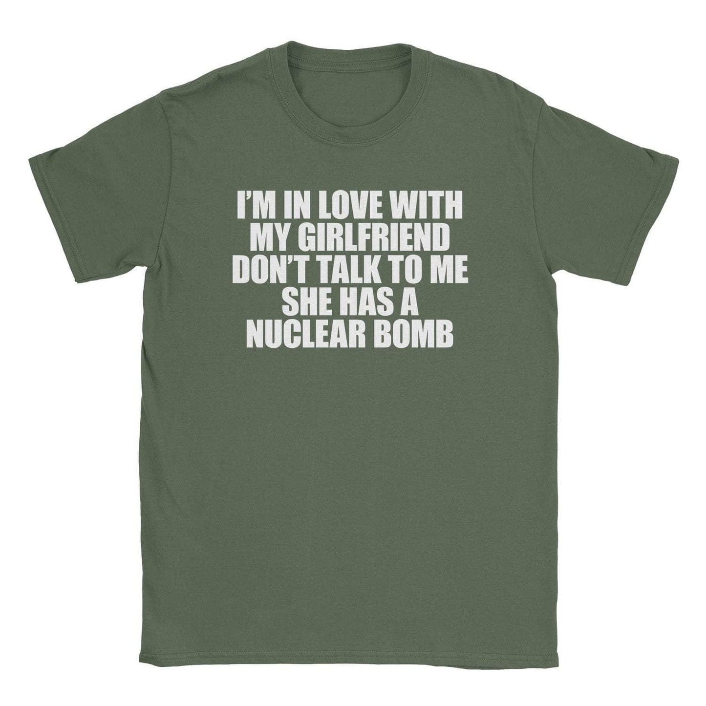 A-or-B-Tees T-Shirt Military Green / S Don't Talk To Me T-Shirt