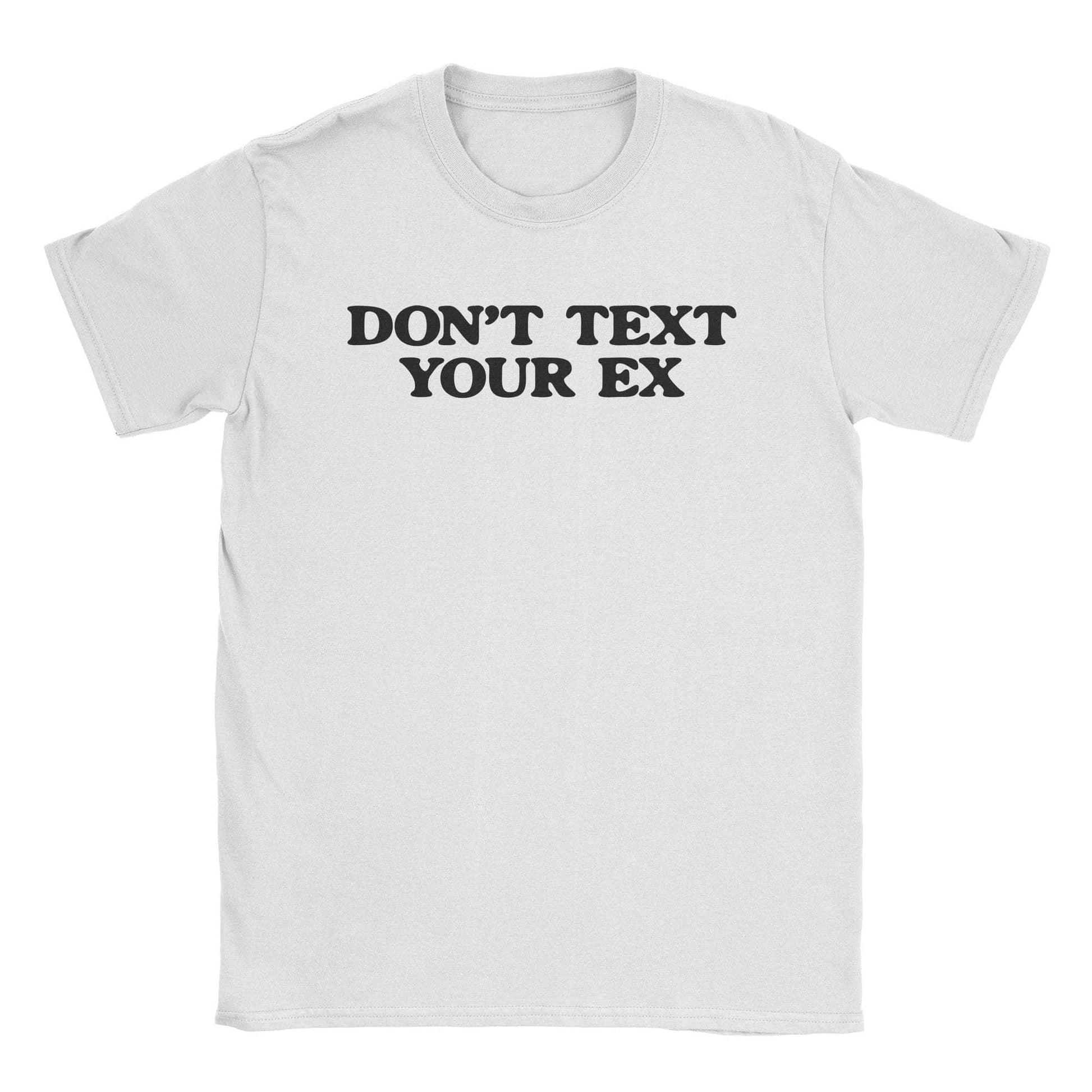 A-or-B-Tees T-Shirt White / S Don't Text T-Shirt