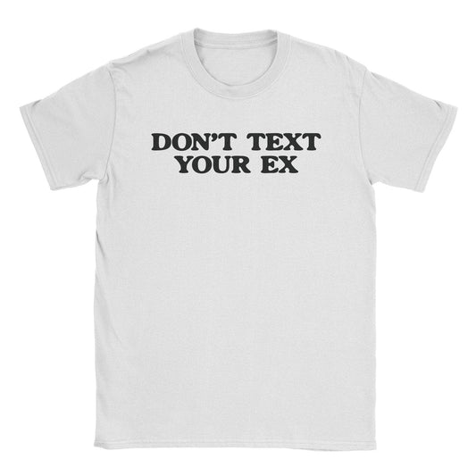 A-or-B-Tees T-Shirt White / S Don't Text T-Shirt