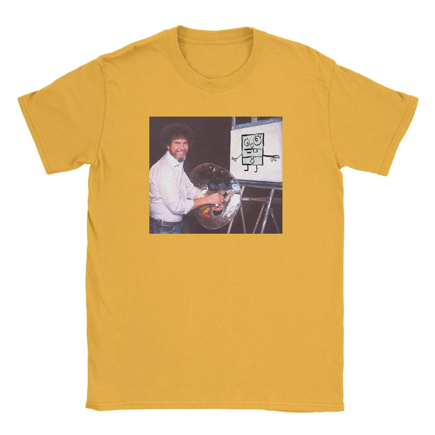 A-or-B-Tees T-Shirt Gold / S Doodlebob Ross T-Shirt
