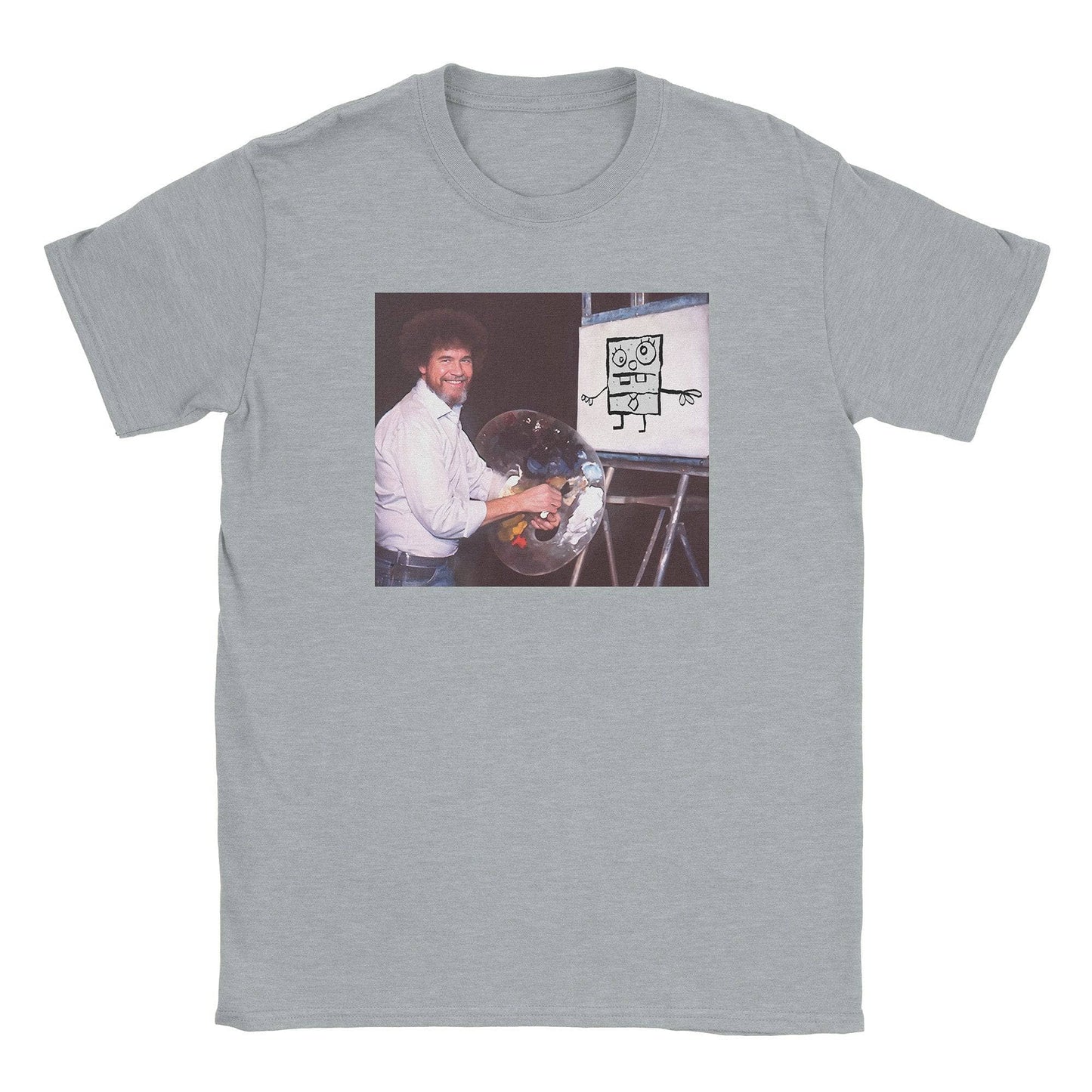 A-or-B-Tees T-Shirt Sport Grey / S Doodlebob Ross T-Shirt