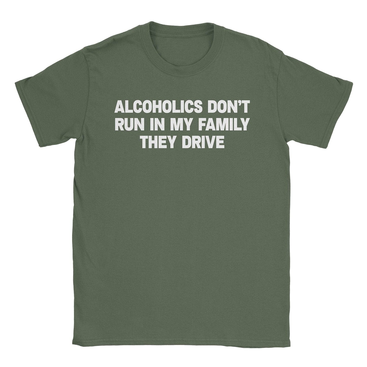 A-or-B-Tees T-Shirt Military Green / S Drink & Drive T-Shirt