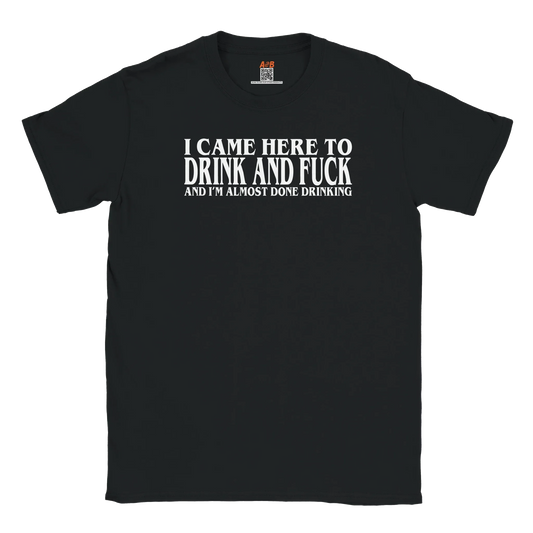 A-or-B-Tees T-Shirt Black / S Drink & F* T-Shirt