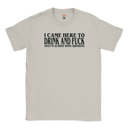 A-or-B-Tees T-Shirt Ice Grey / S Drink & F* T-Shirt