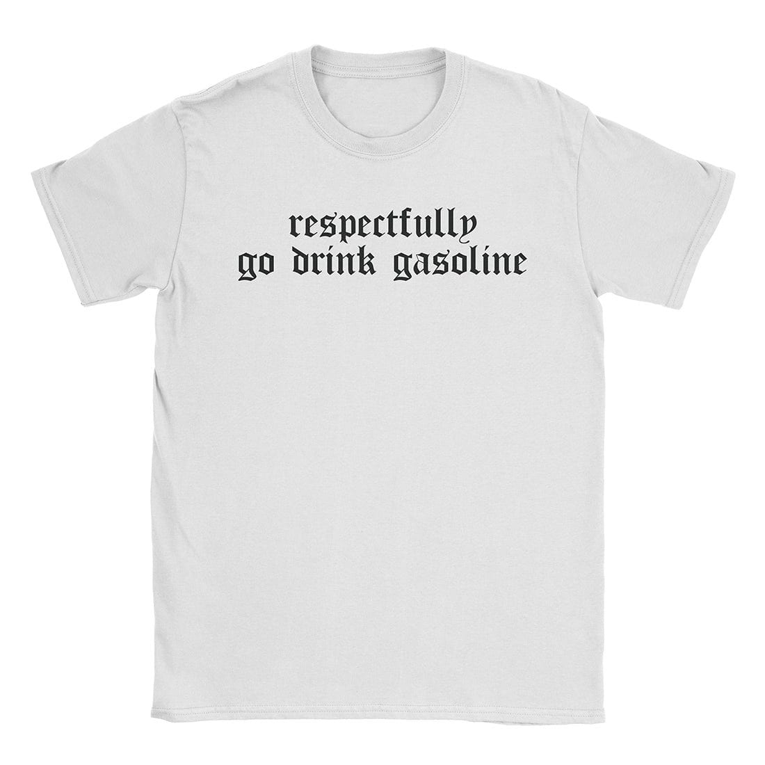A-or-B-Tees T-Shirt White / S Drink Gas T-Shirt