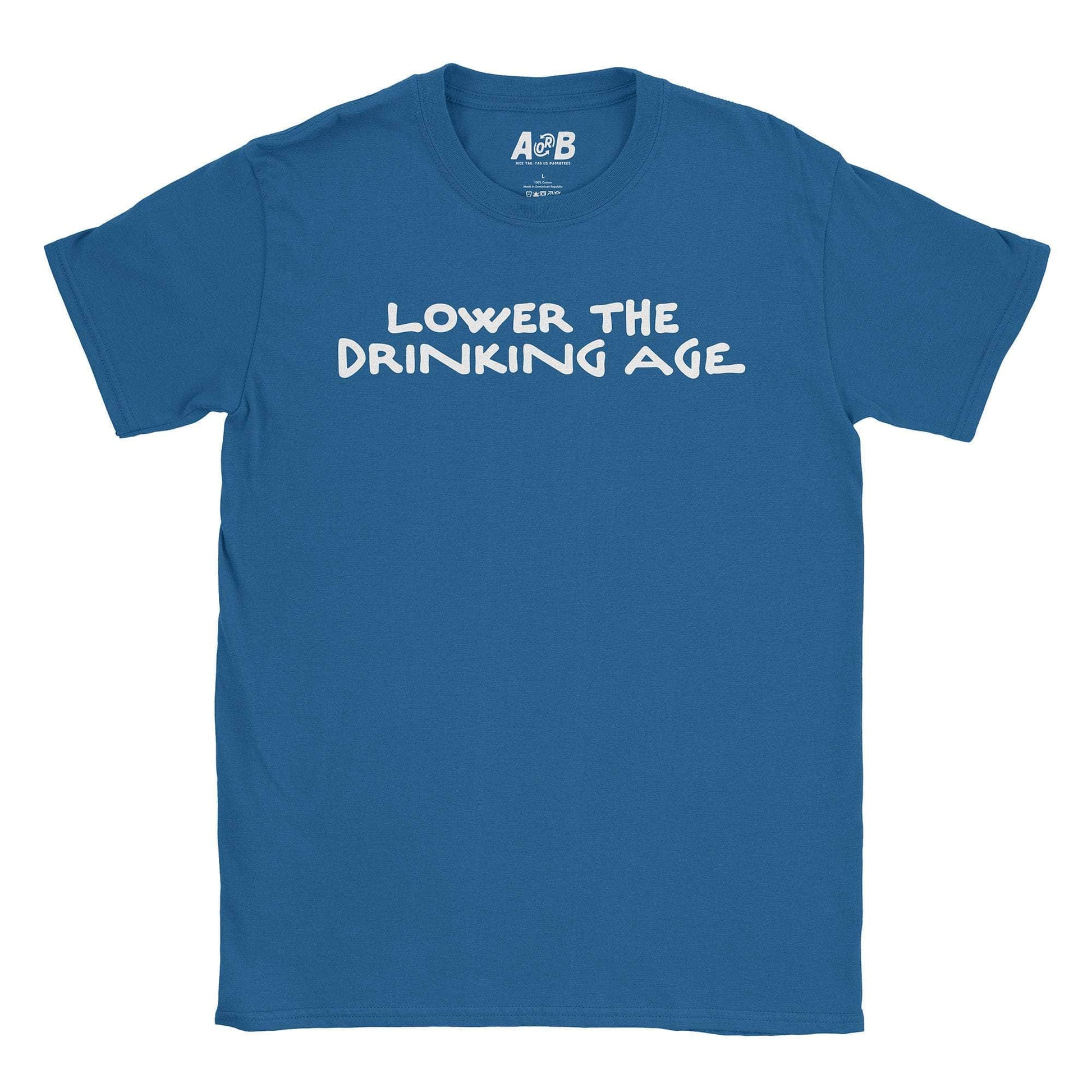 A-or-B-Tees T-Shirt Royal / S Drinking Age T-Shirt