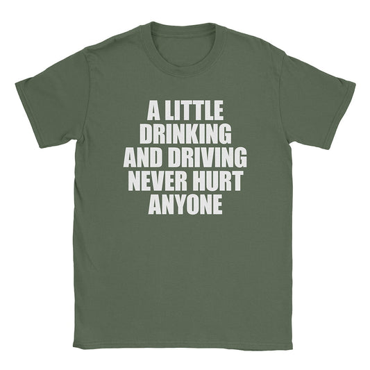 A-or-B-Tees T-Shirt Military Green / S Drinking & Driving T-Shirt