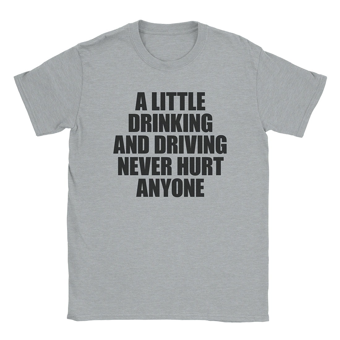 A-or-B-Tees T-Shirt Sport Grey / S Drinking & Driving T-Shirt