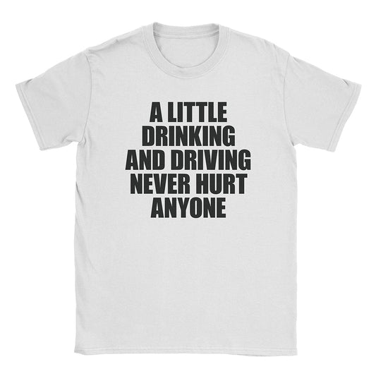 A-or-B-Tees T-Shirt White / S Drinking & Driving T-Shirt