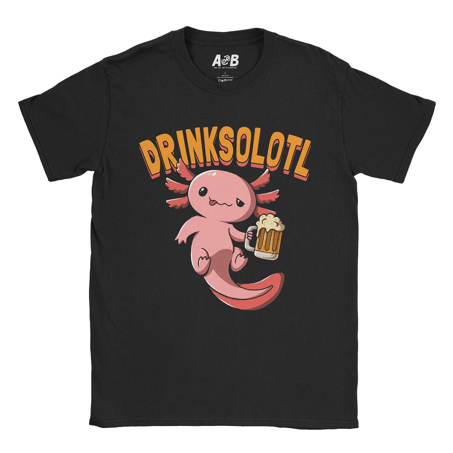 A-or-B-Tees T-Shirt Black / S Drinksolotl T-Shirt