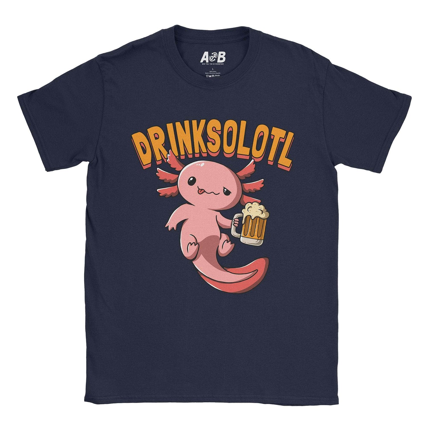A-or-B-Tees T-Shirt Navy / S Drinksolotl T-Shirt