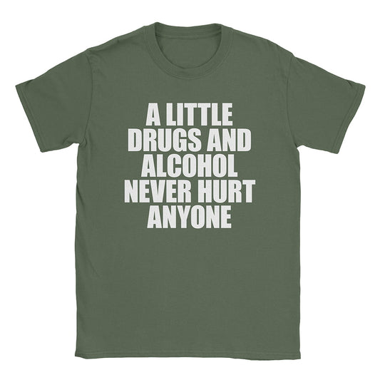 A-or-B-Tees T-Shirt Military Green / S Drugs & Alcohol T-Shirt