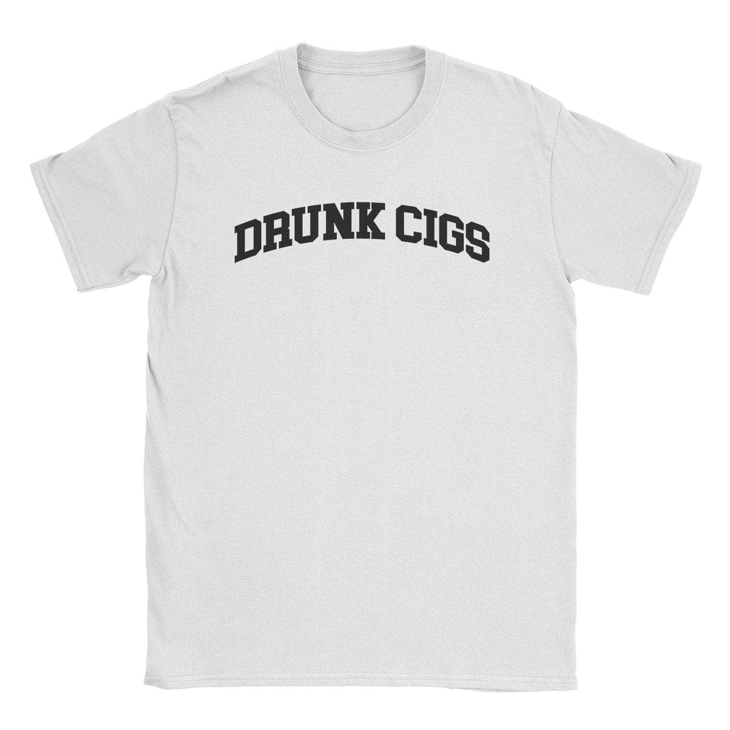 A-or-B-Tees T-Shirt White / S Drunk Cigs T-Shirt
