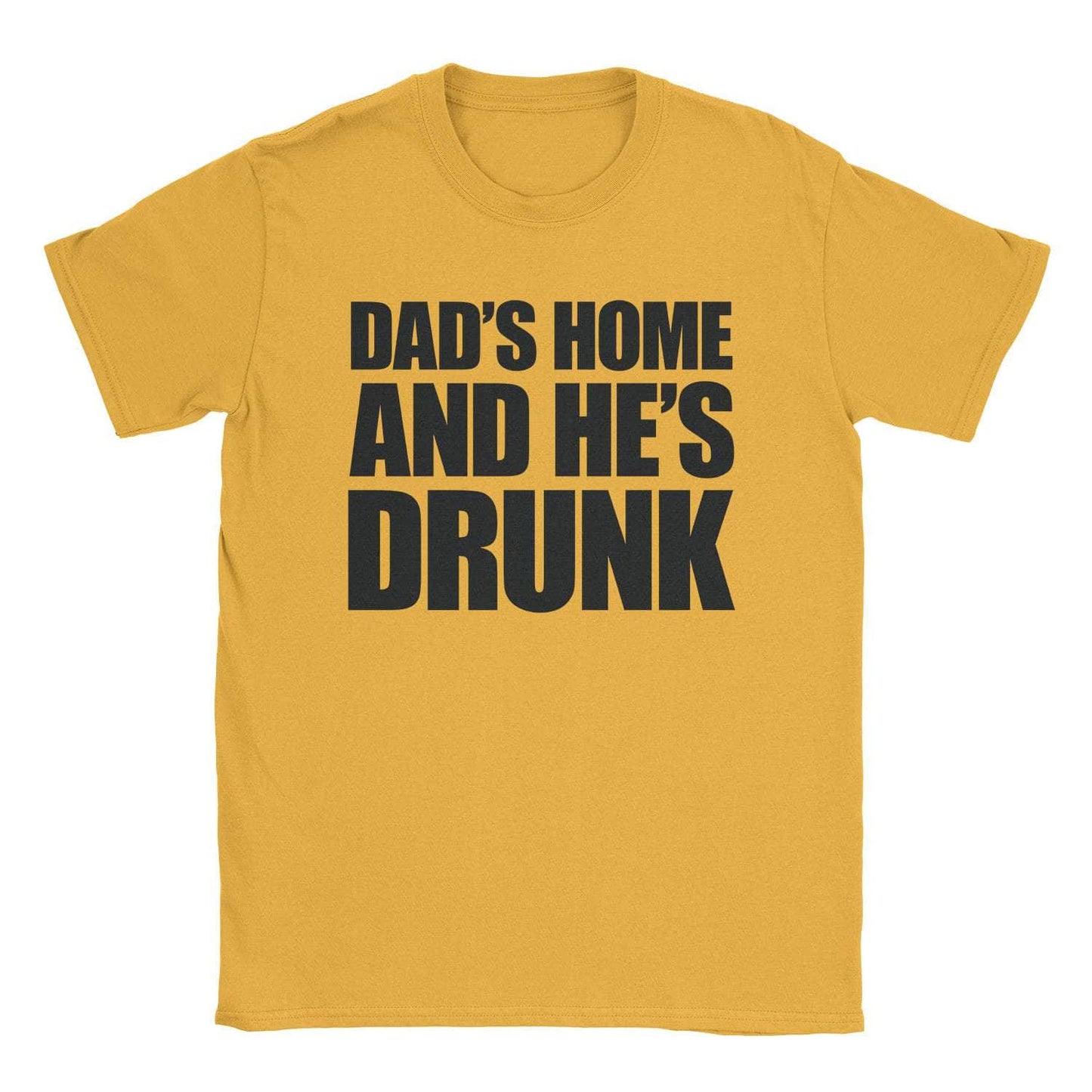 A-or-B-Tees T-Shirt Gold / S Drunk Dad T-Shirt